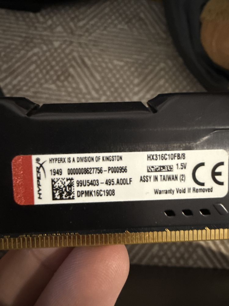 Ddr3 HyperX Fury 8gb 1600 mhz