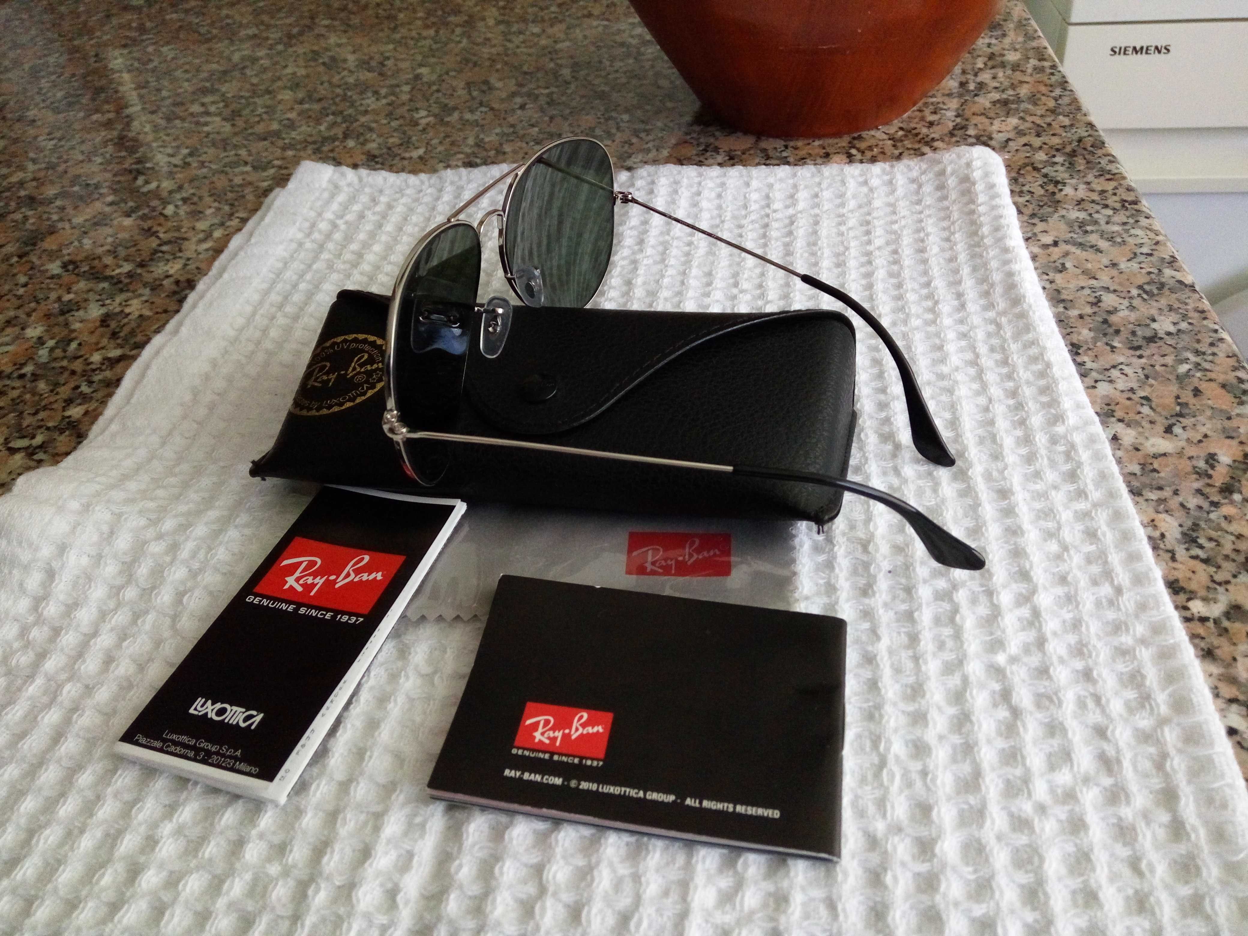 Óculos sol Ray-Ban Aviator RB3025 lente espelhada