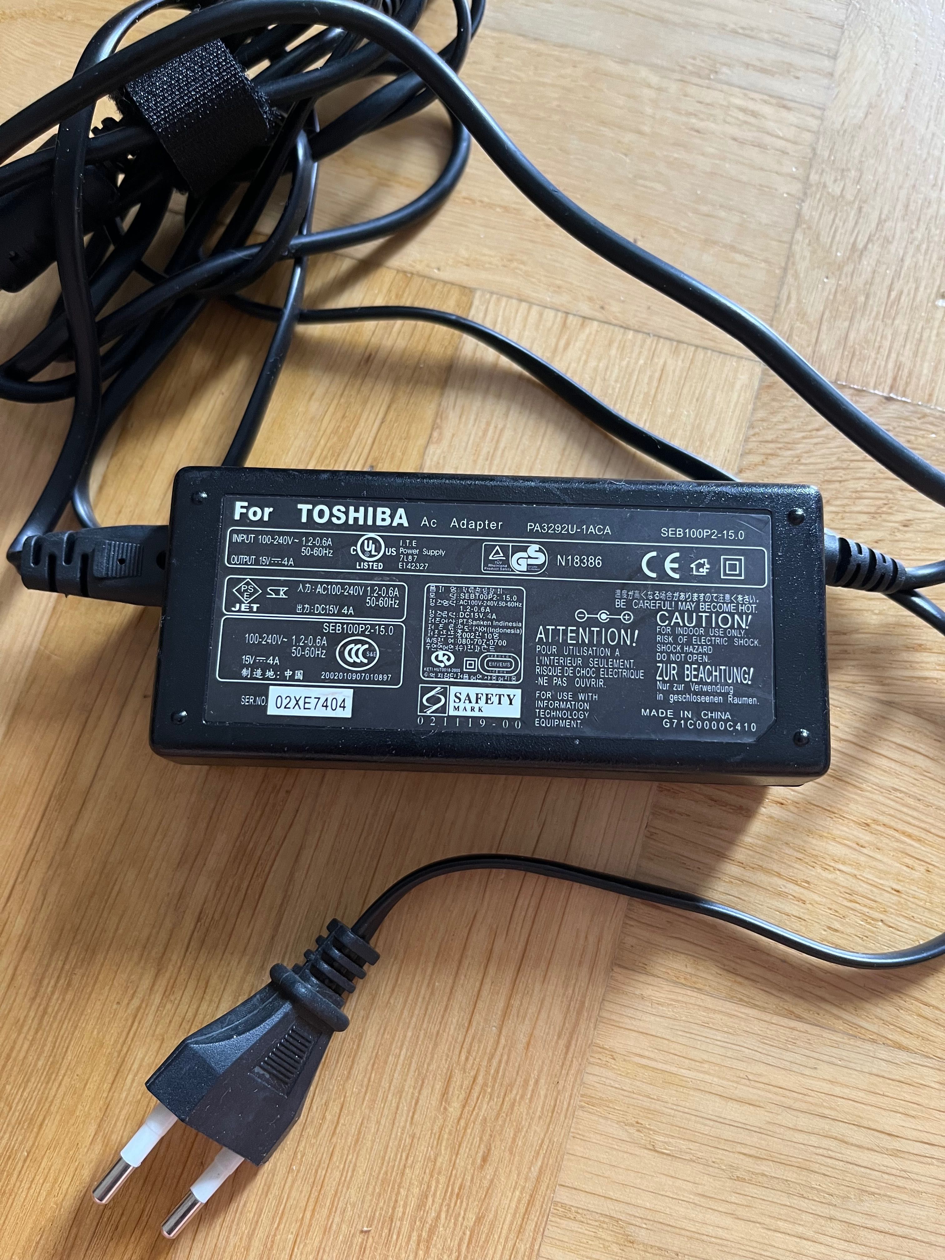 Zasilacz Toshiba
