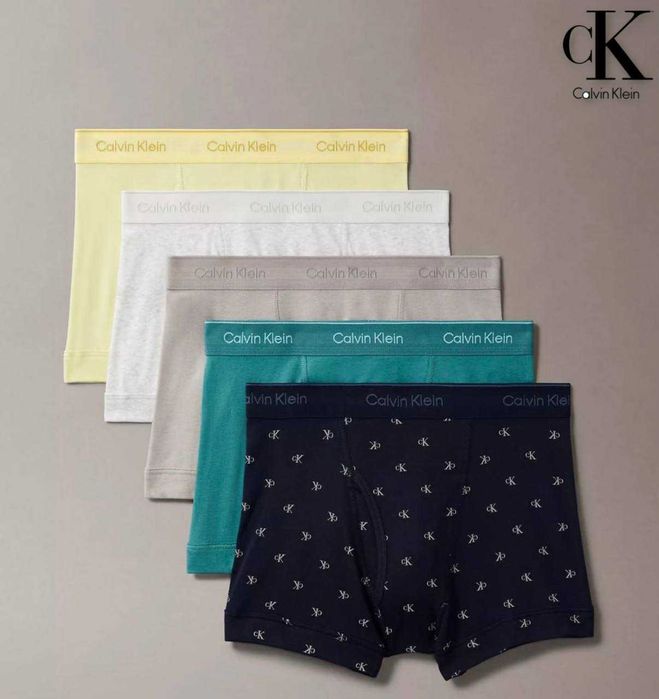 Набір чоловічі труси боксери Calvin Klein упаковка 5 штук