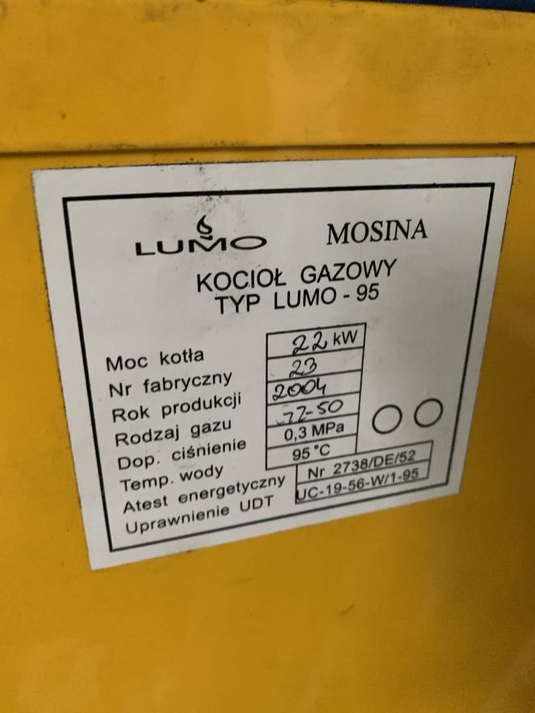 Piec/kocioł gazowy LUMO TYP 95.