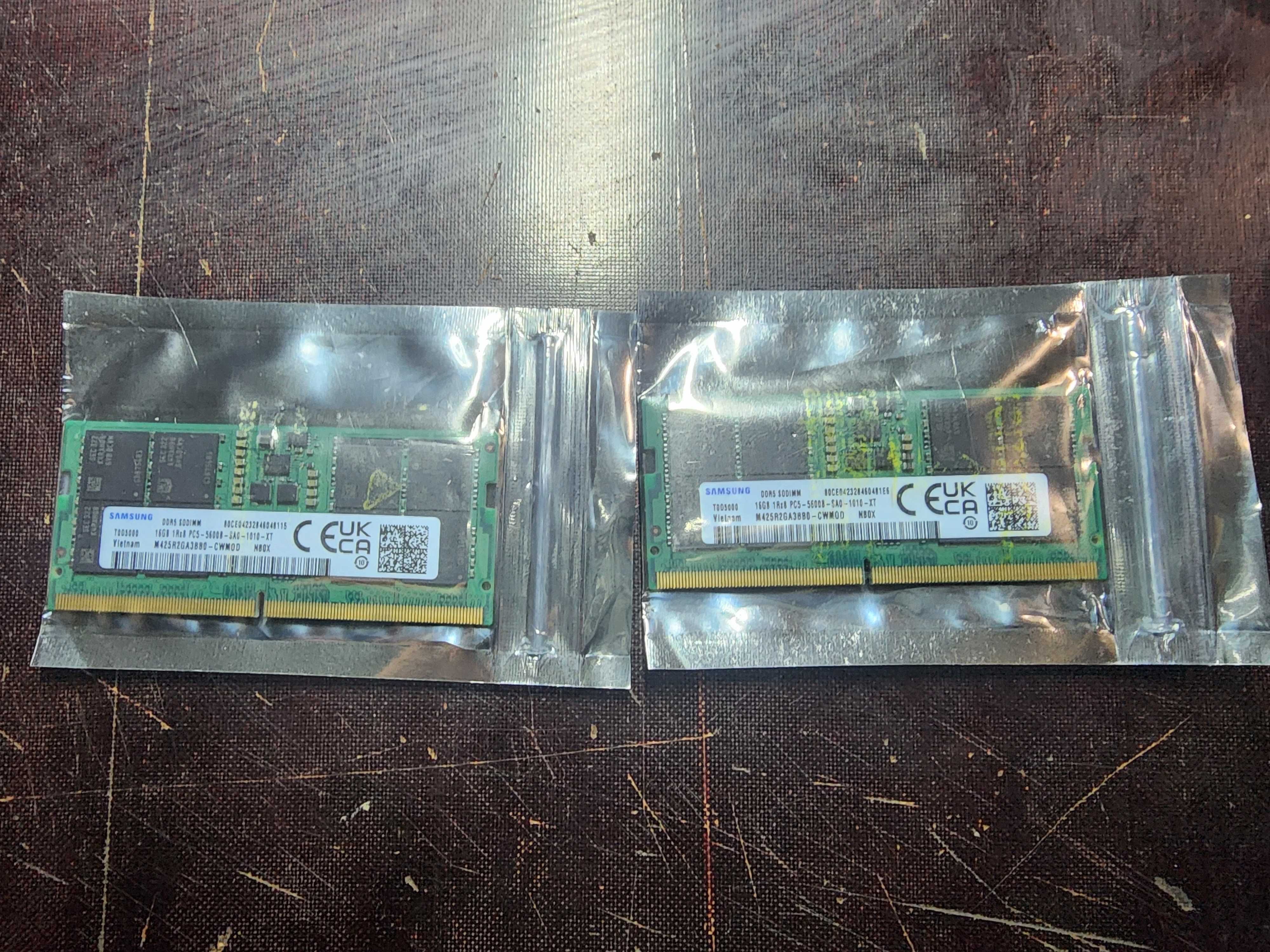 DDR5 2X16 5600 Samsung.