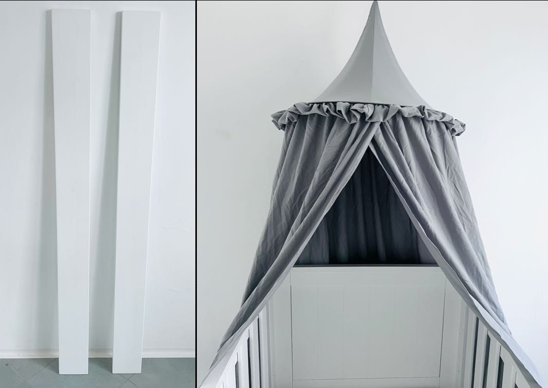Łóżeczko niemowlęce Pinio Barcelona łóżko 2w1 140x70cm + szafka nocna