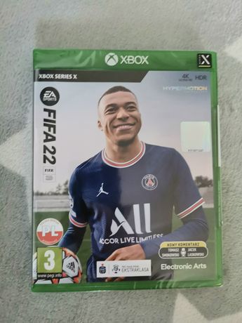 FIFA 22 Gra na xbox series X.
Nowa nie rozpakowana.
