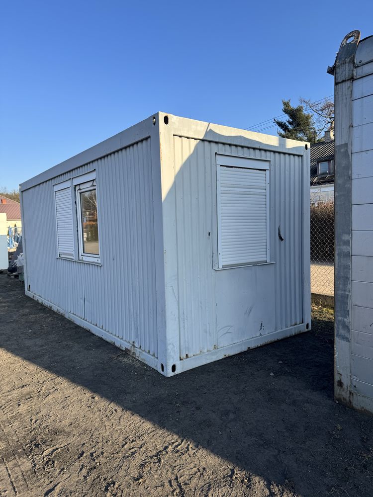 Kontener budowlany z WC - socjalny, biurowy