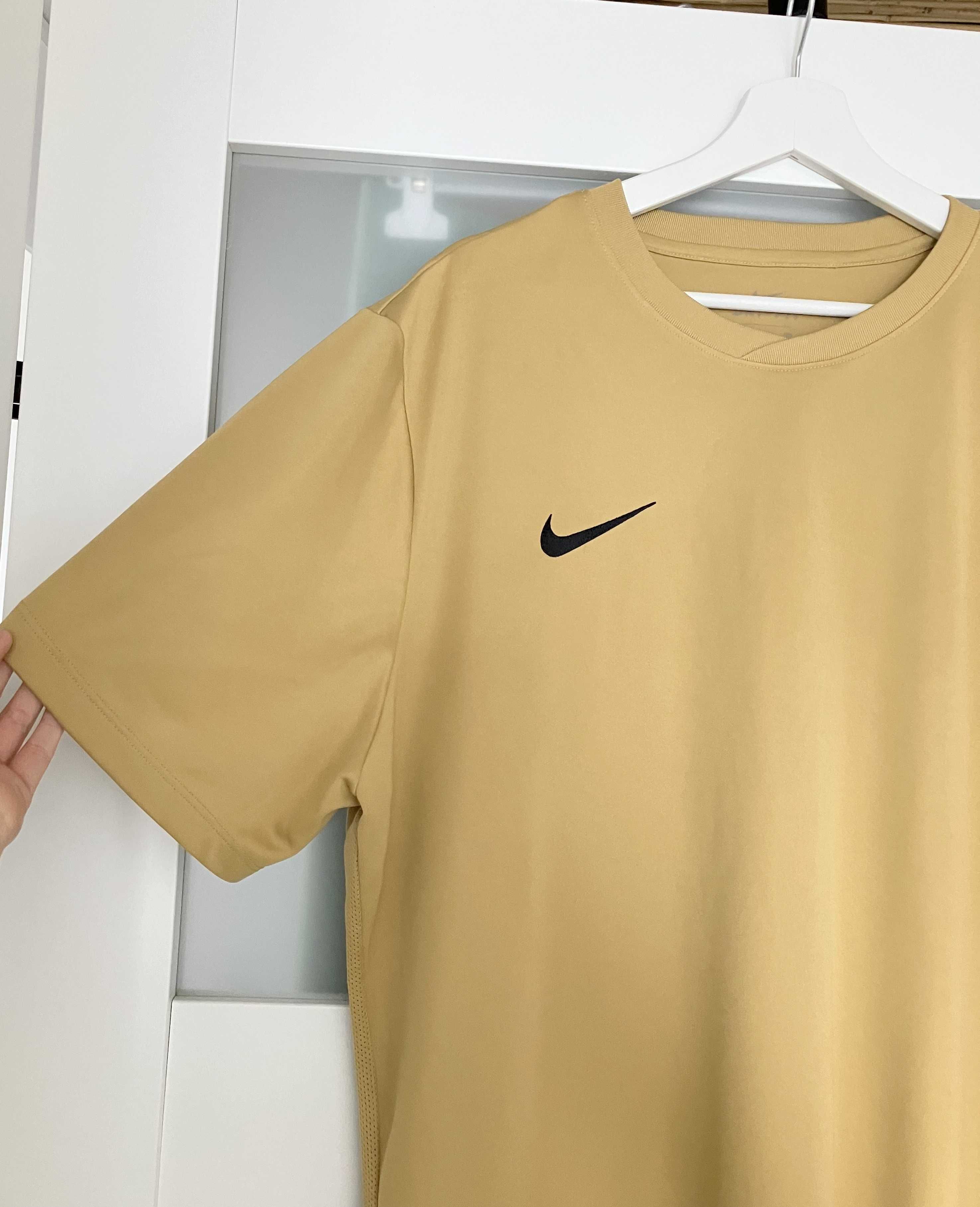 Nike dri-fit sportowa koszulka t-shirt XXL żółty oversize