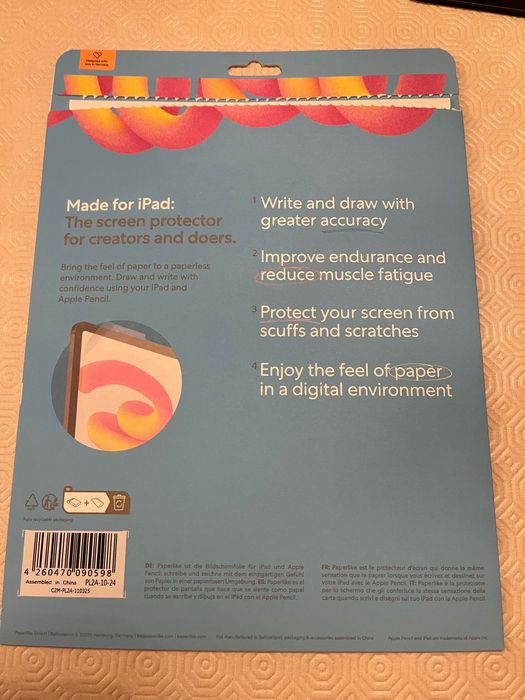 PaperLike Proteção de Ecrã para IPad Air M2 11'