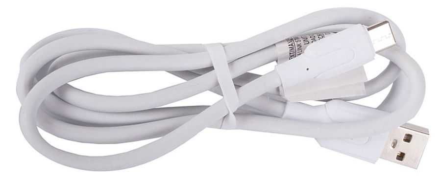 Mocny kabel przewód typ usb A-usb C ładowanie telefonu i transfer biał