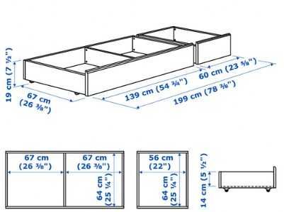 Cama Casal 140x200 cm Sonsegand IKEA