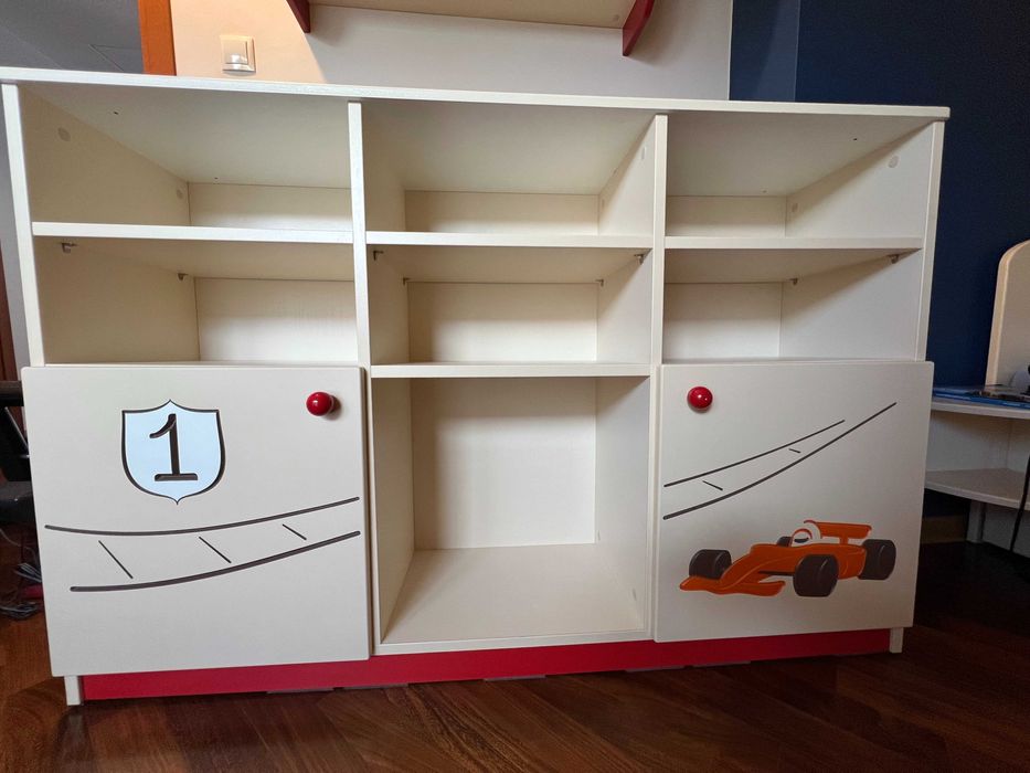Komplet Mebli dziecięcych Meblik z motywem Formuła 1