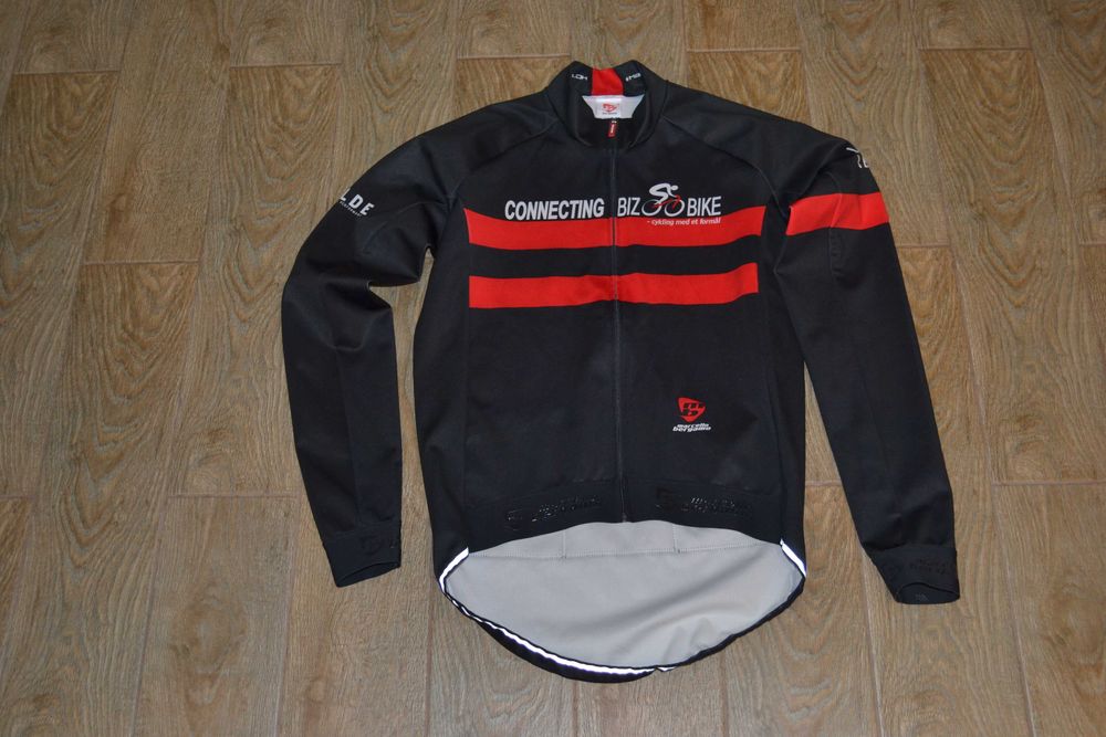 Marcello Bergamo Велокуртка джерси с длинным рукавом Windstopper M-L