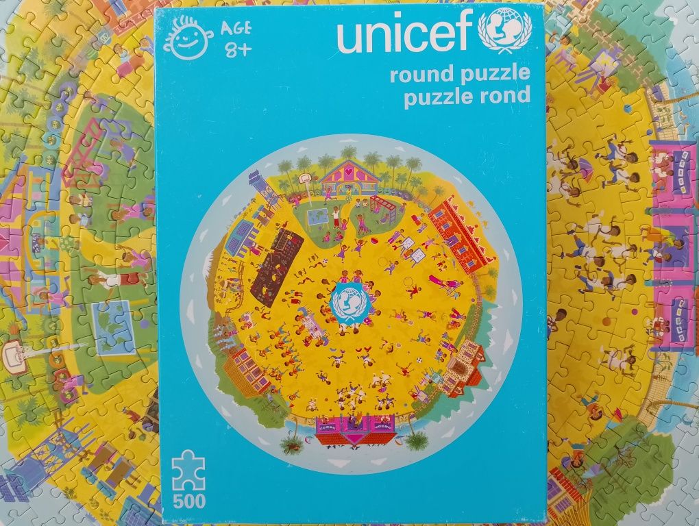 Puzzle UNICEF 500 OP2103 okrągłe round puzzle