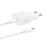 Ładowarka sieciowa GaN Samsung EP-T2510XWEGEU 25W SFC z kablem USB-C -