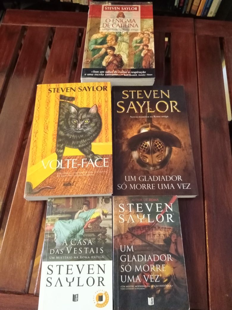 Steven  Saylor livros do autor,preço por livro,portes grátis.