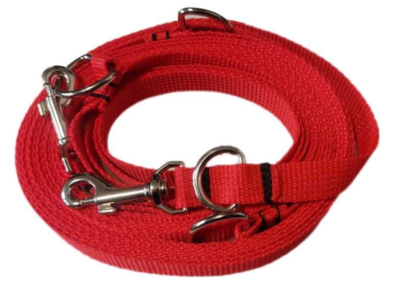 smycz regulowana przepinana 5m 15mm dla psa s-m