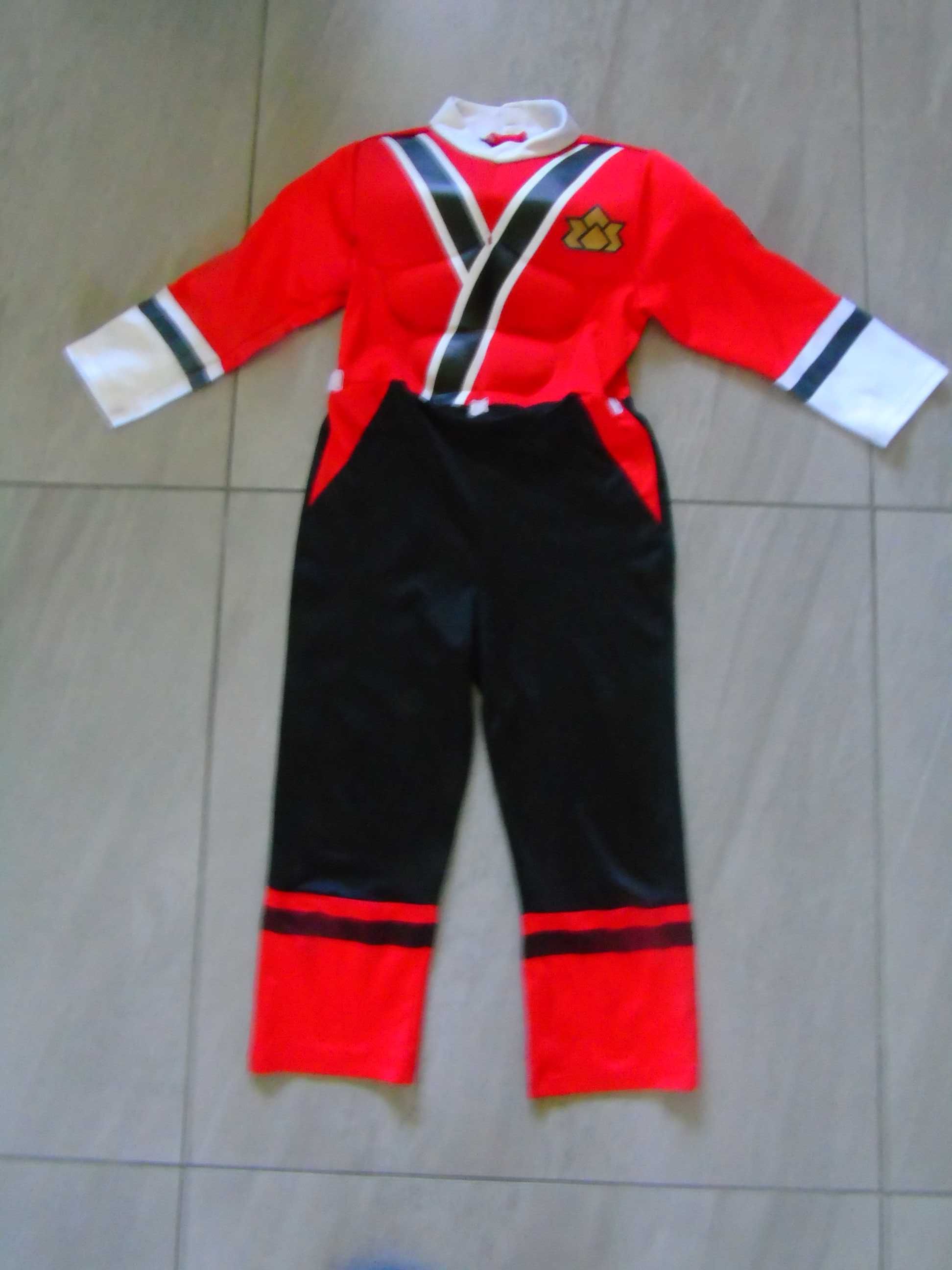 Strój Red Power Rangers 5-6 lat
