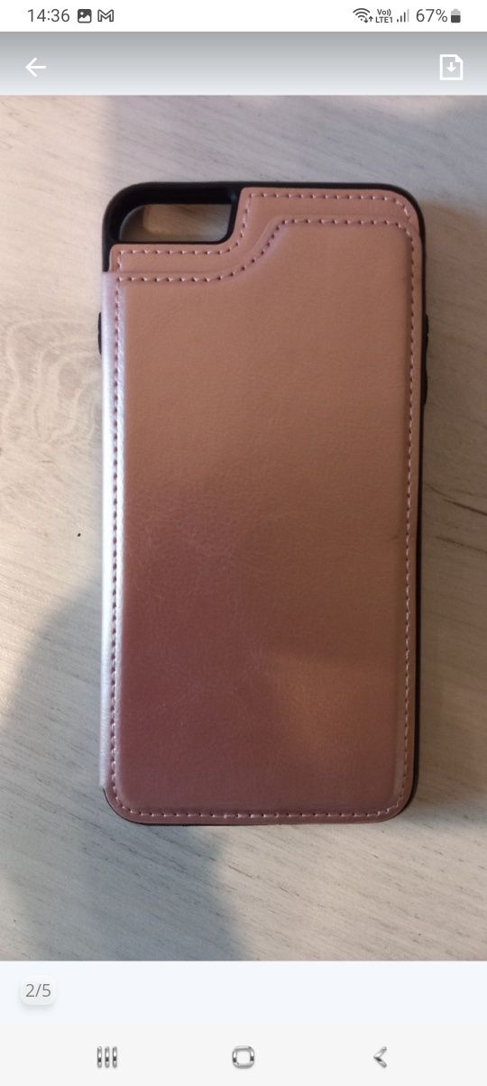 Etui do iPhone 7 Plus Rose Gold