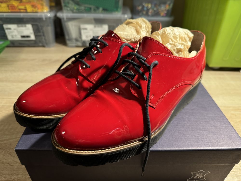 Buty RYŁKO damskie 38,5 czerwone