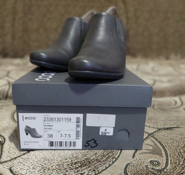 Демісезонні сапожки, ботільони Ecco Sculpture 65. Оригінал. 38 розмір.