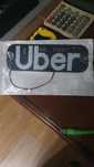 Logo Ledowe na szybę Taxi Uber