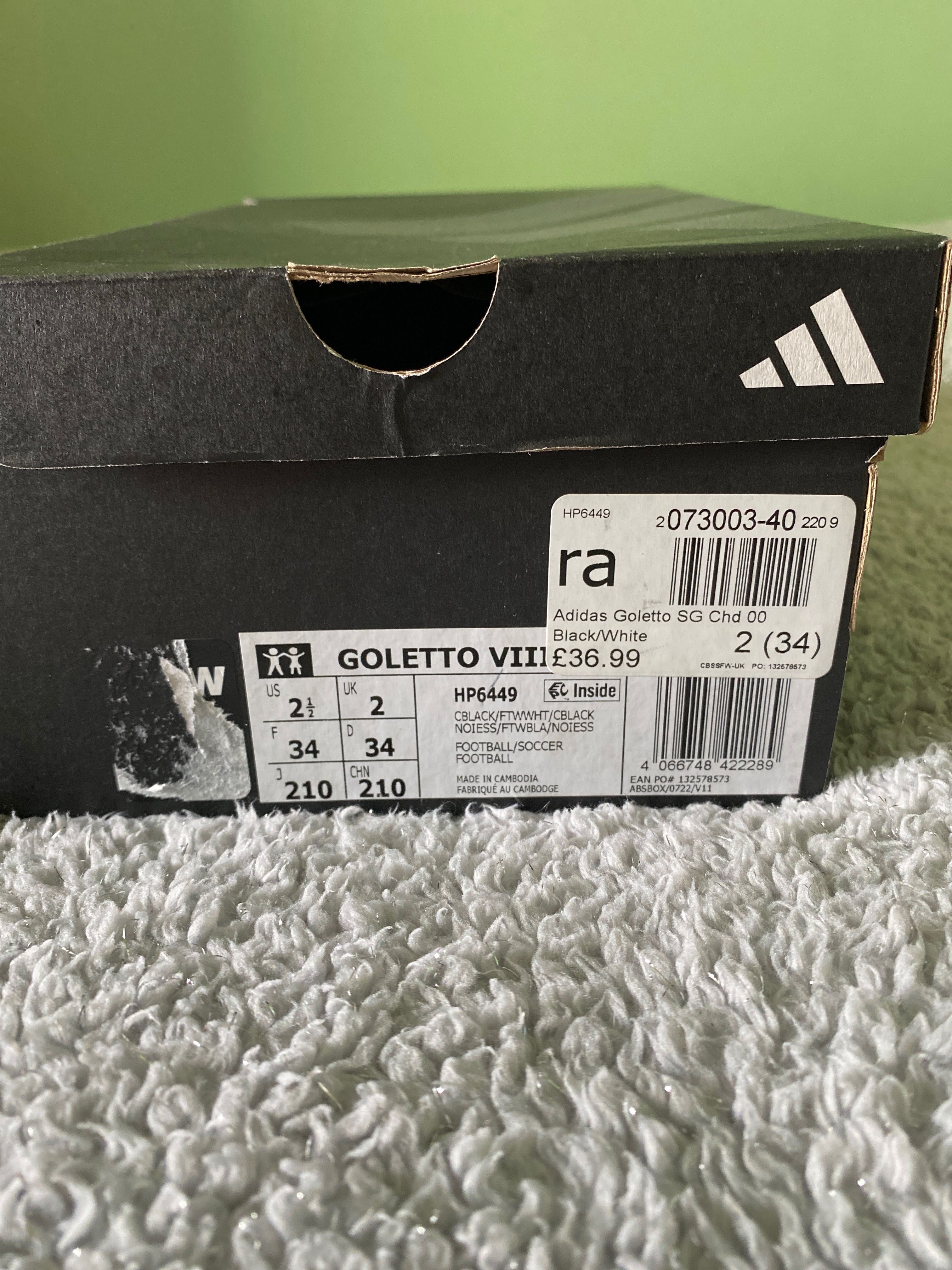 Korki adidas Goletto SG rozmiar 34