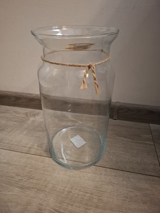 Szklany wazon duży