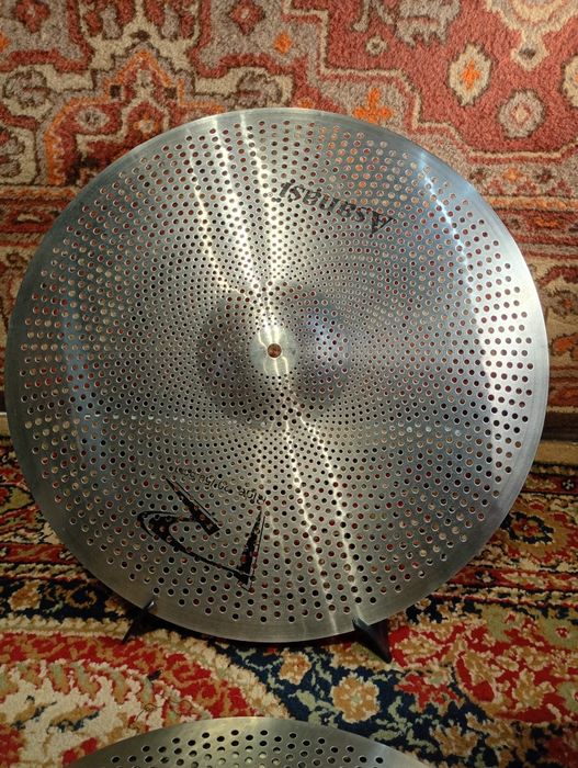 Zestaw cichych talerzy ride 20" hi-hat 14" crash 16" crash 18"