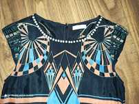 tunika z kamieniami bogato zdobiona S/M River Island