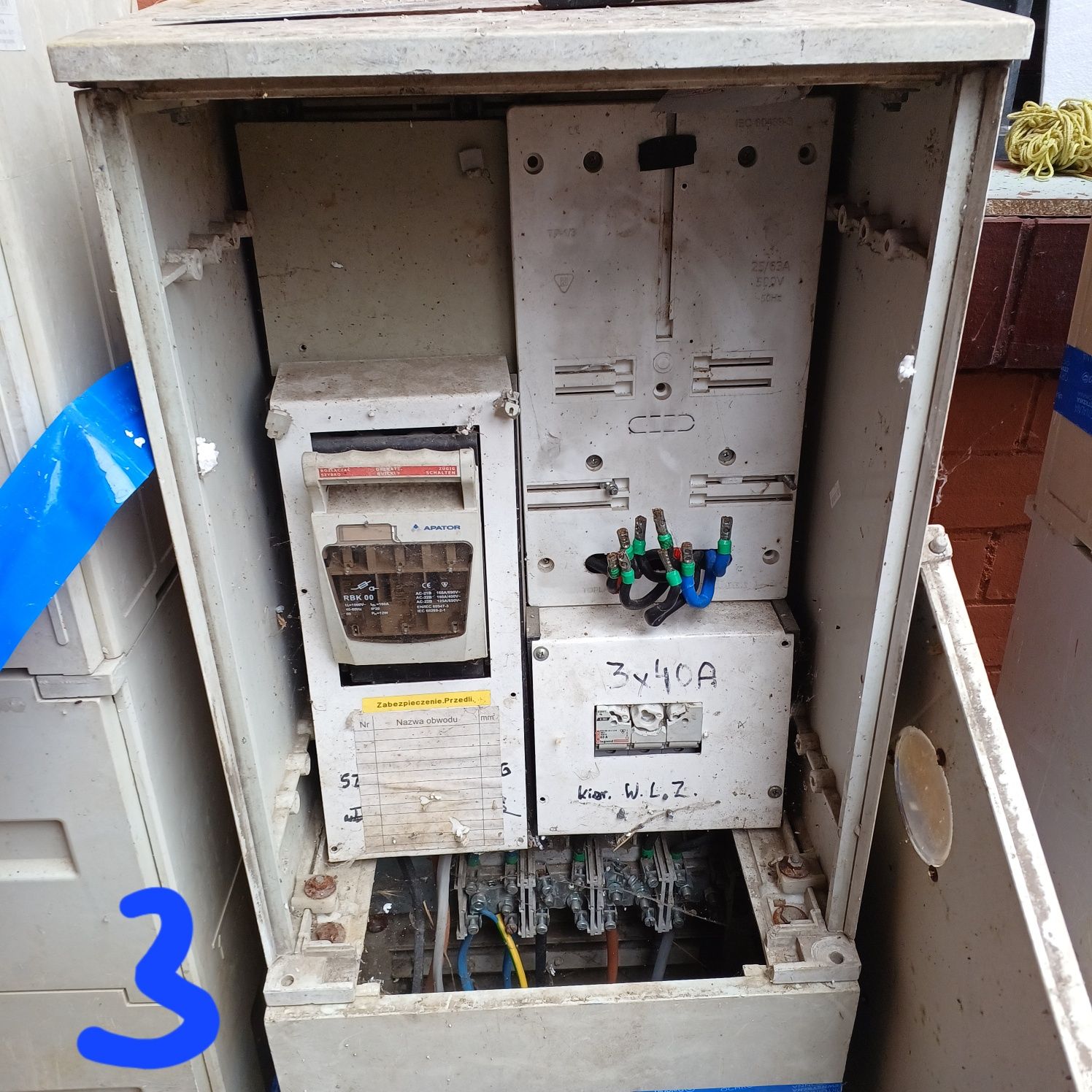 Skrzynka elektryczna zewnętrzna WLZ budowlana