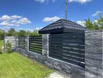 Bloczki ogrodzeniowe 50x20 Konekt Gra,Stal,Nox,Lux,