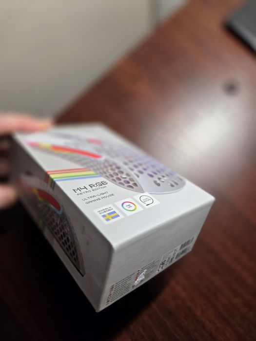 Мишка ігрова професійна Xtrfy M4 RGB Retro Grey, комплект, в ідеалі