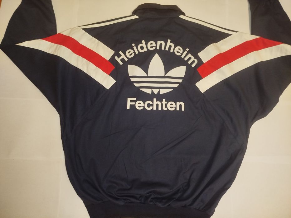 Вінтажна спортивна кофта Adidas "Heidenheim Fechten"