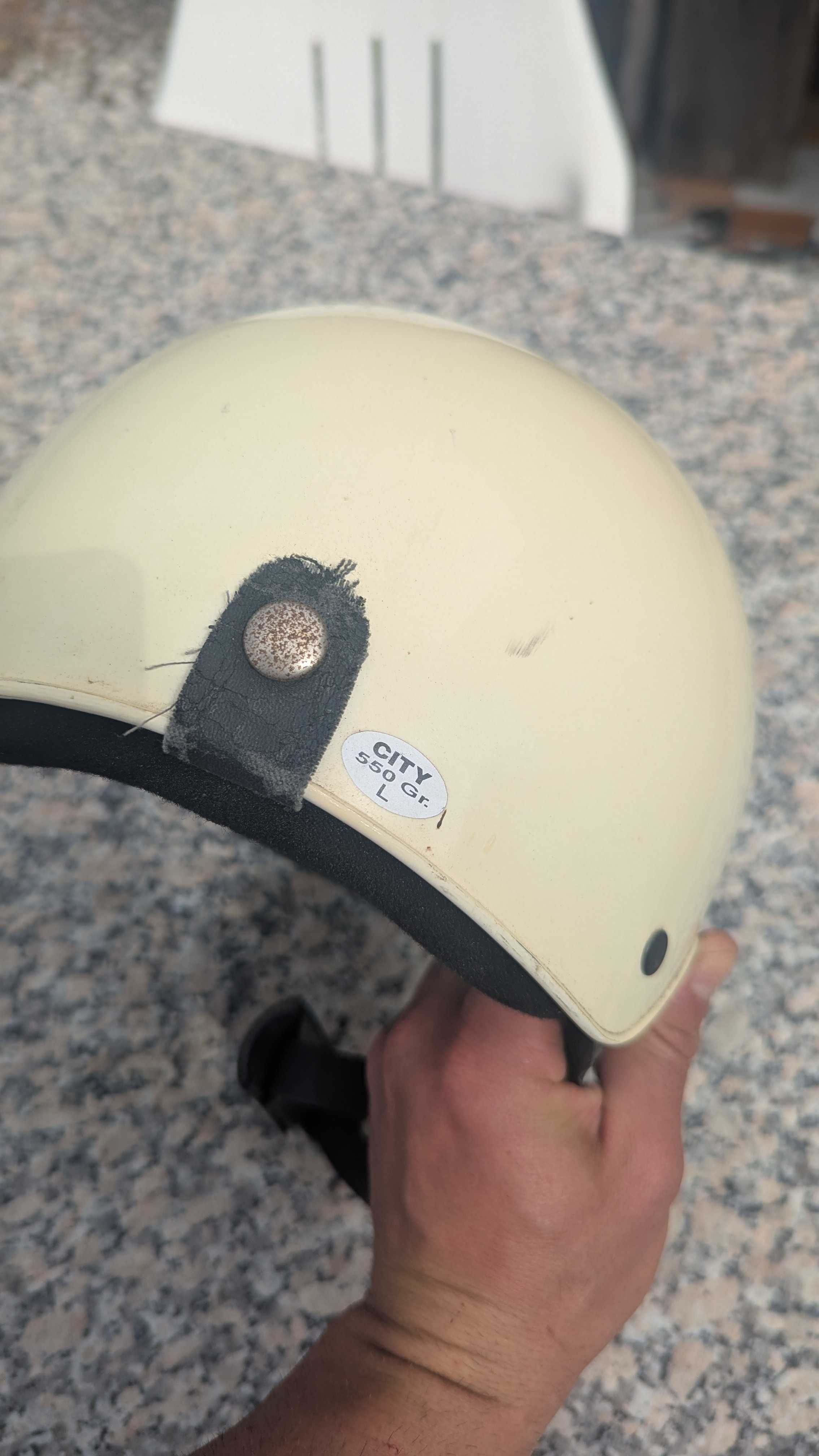 Capacete aberto simples tamanho L