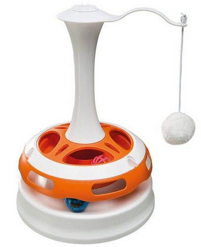 Interaktywna zabawka dla kotów z piłeczką LED Ferplast Tornado 24x34cm