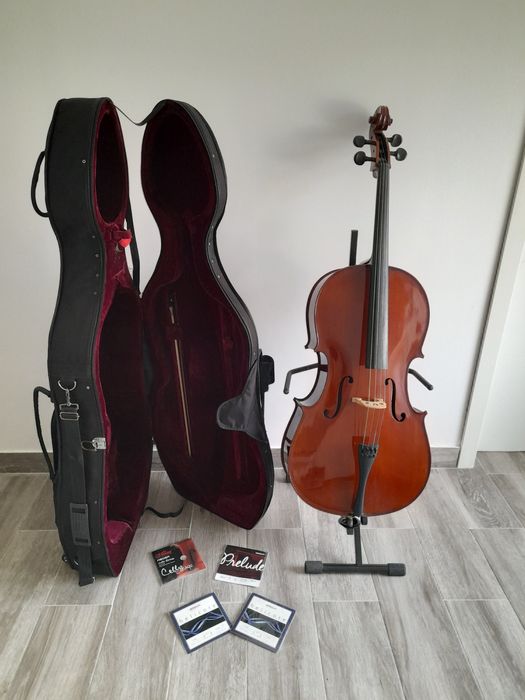 Violoncelo 4/4 + acessórios