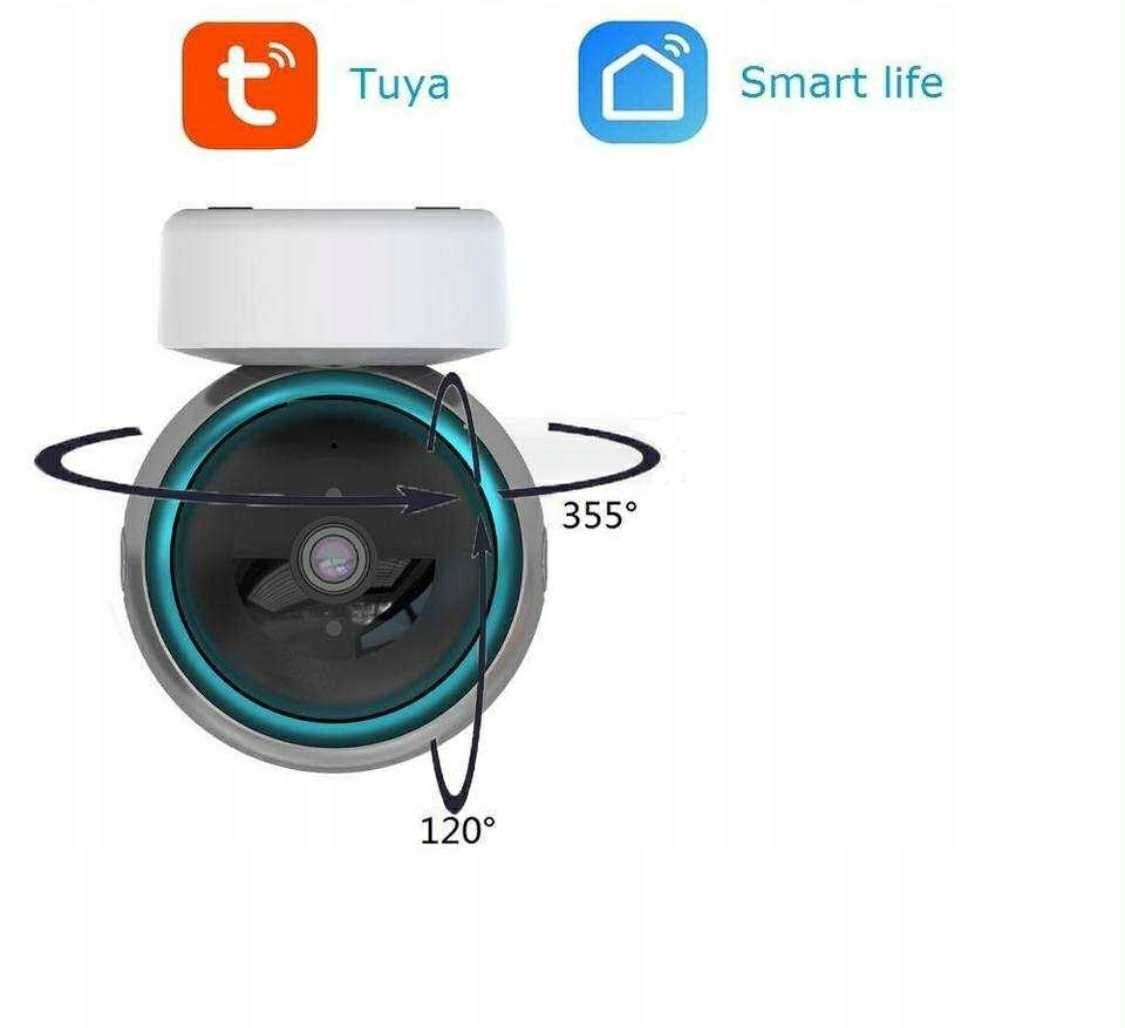 Kamera WiFi obrotowa Full HD z aplikacją Tuya niania monitoring