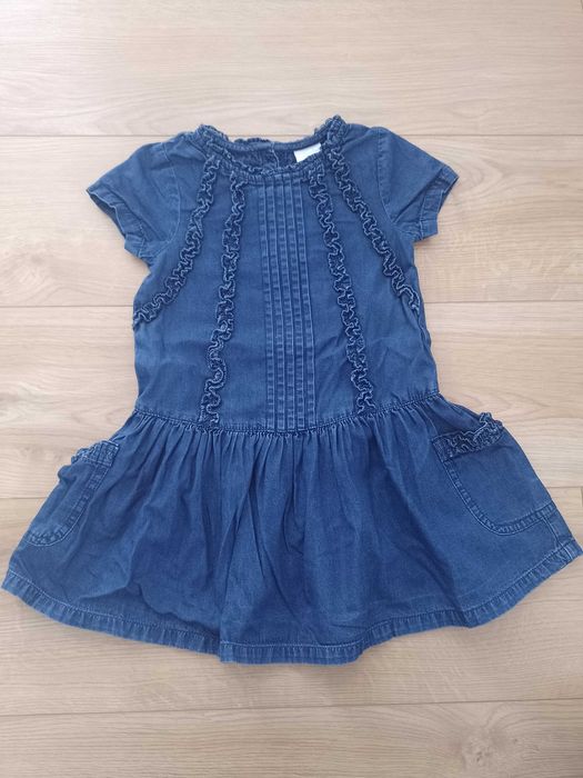 Sukienka jeansowa 104 (3-4) lata. Stan bdb