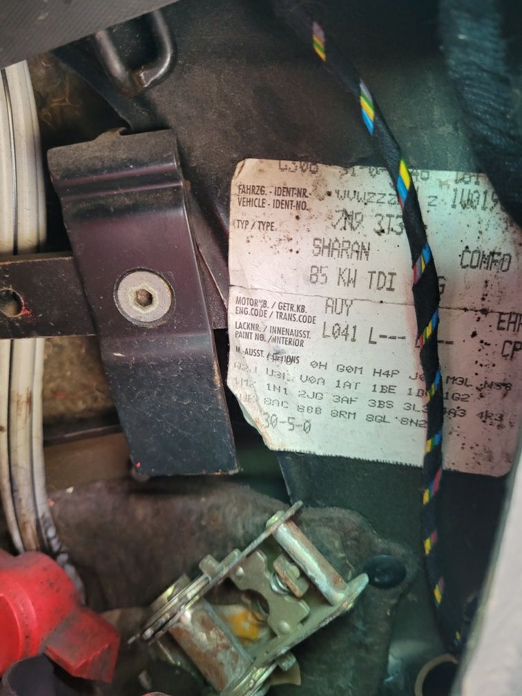 VW SHARAN lift  L041 drzwi maska lampa zderzak klapa pas belka koła