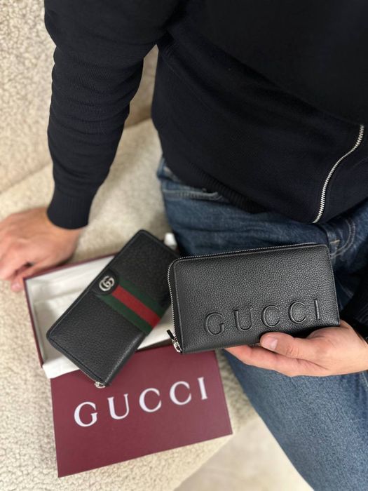 Гаманець портмоне gucci чоловічий комплект бутика