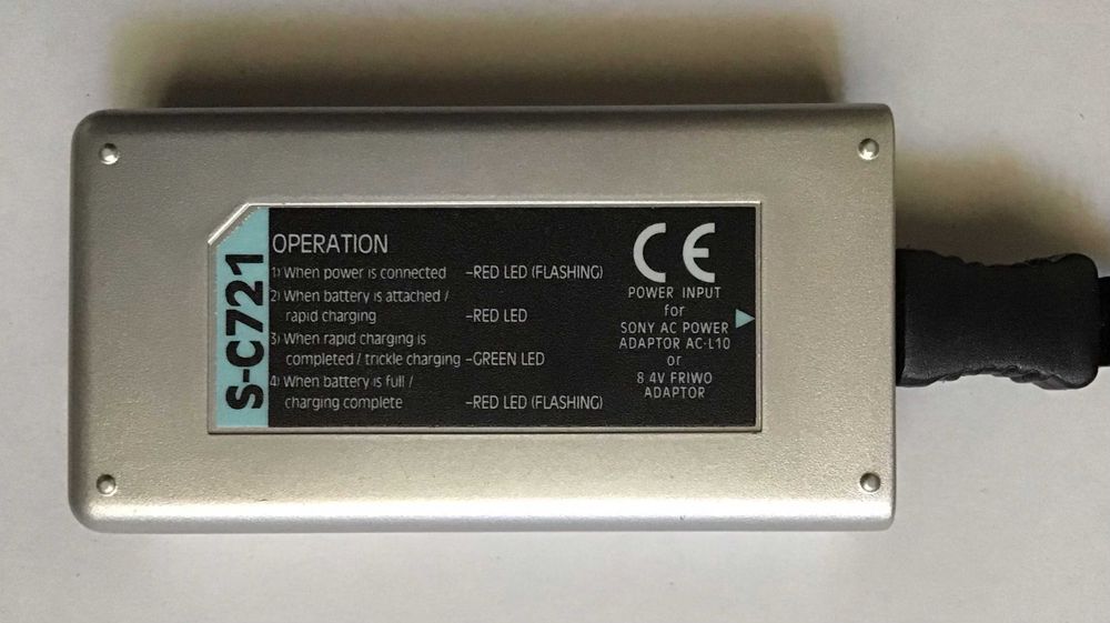 Carregador compatível com DSRL Sony Alpha