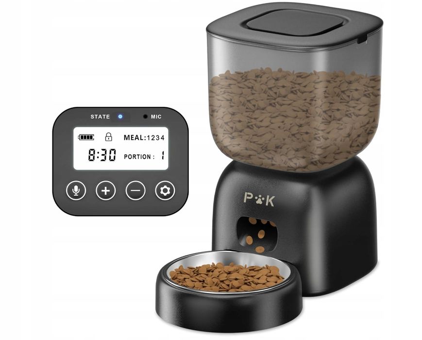 Puppy Kitty Automatyczny Dozownik Karmy Dla Kotów, 3L Powystawowy