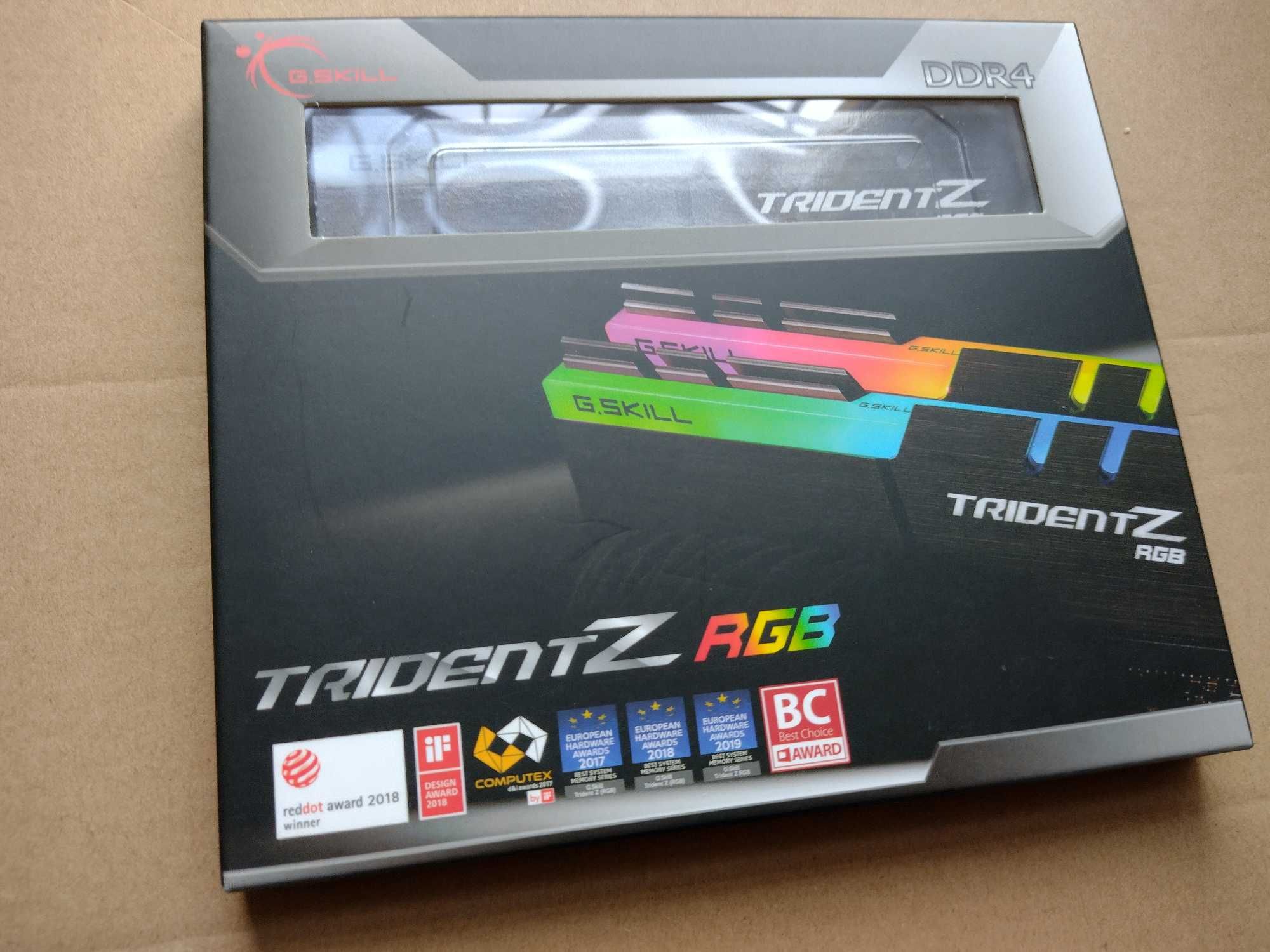 Pamięć RAM G.Skill Trident Z RGB 32GB(2x16GB]DDR4 3600MHz NOWE Zamiana