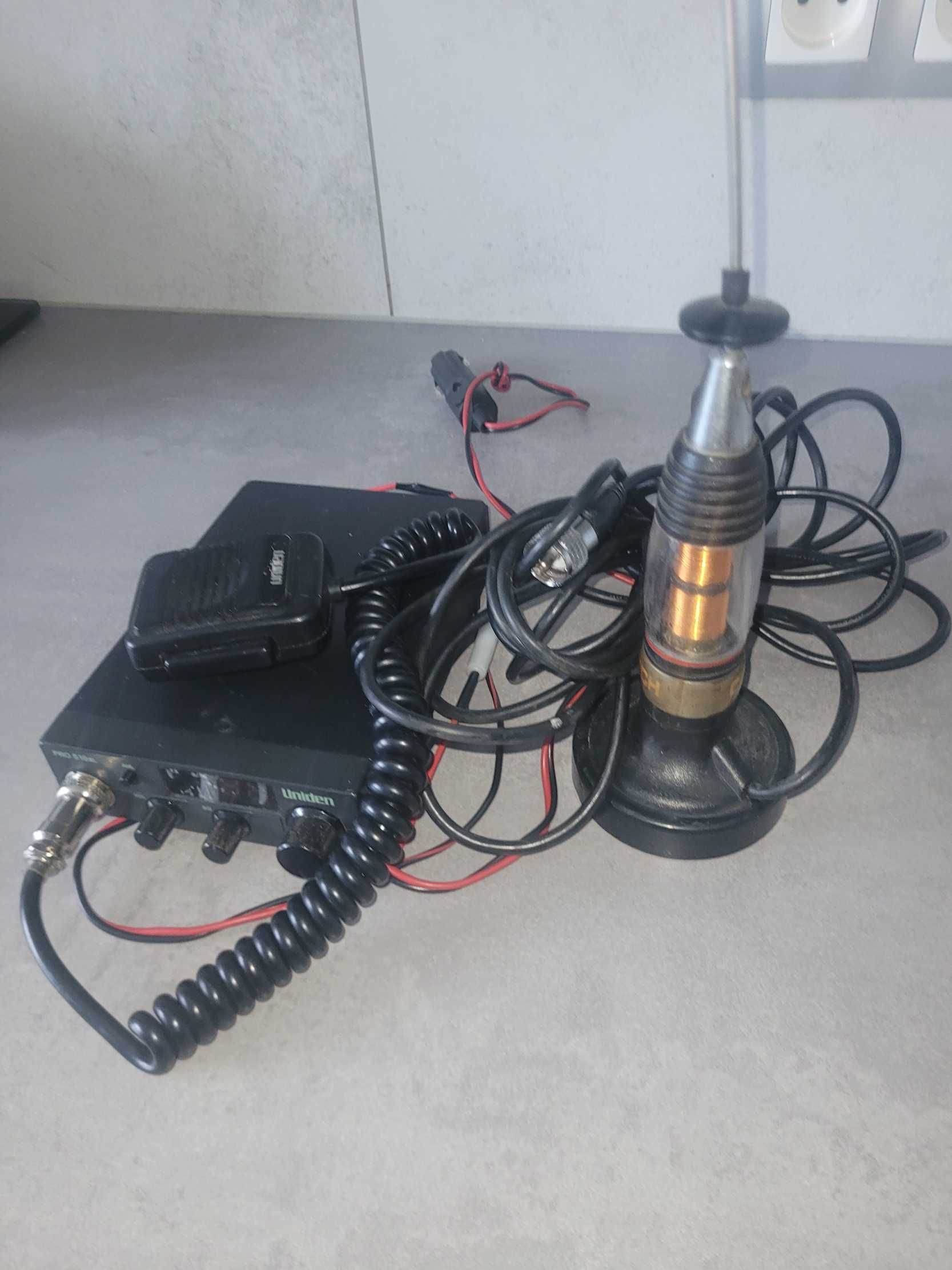 Zestaw CB Uniden Pro 510xl, antena