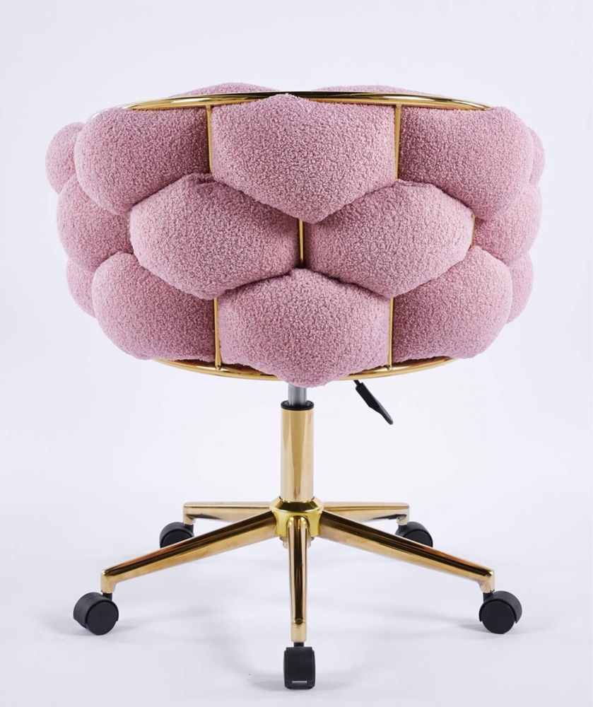 Krzesło obrotowe różowe