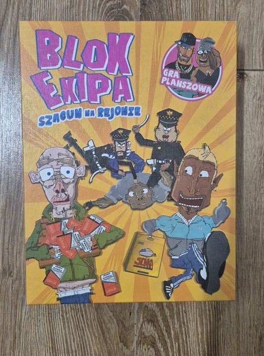 Gra blok ekipa szacun na rejonie
