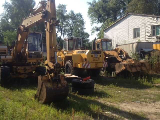 Услуги спецтехники.Колесный экскаватор.Фронтальный погрузчик Liebherr.