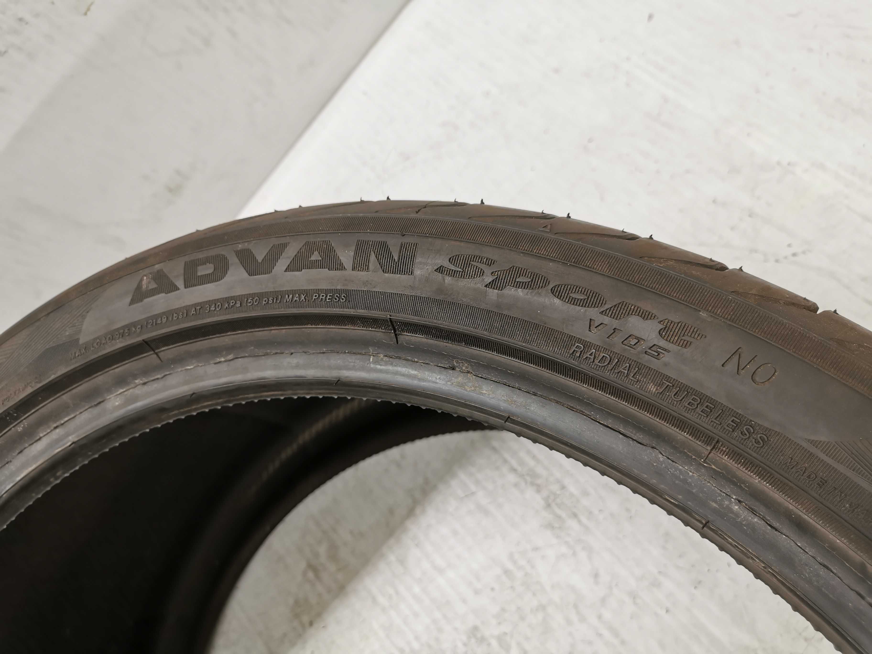 1x Yokohama Advan Sport V105 315/30r22 107Y 2022r 7mmN10004