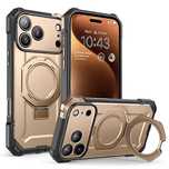 Etui Supcase UB Grip Mag MagSafe na iPhone 17 Pro Max - złote