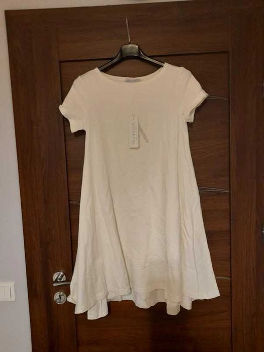 Kremowa sukienka oversize Selfieroom rozm XS