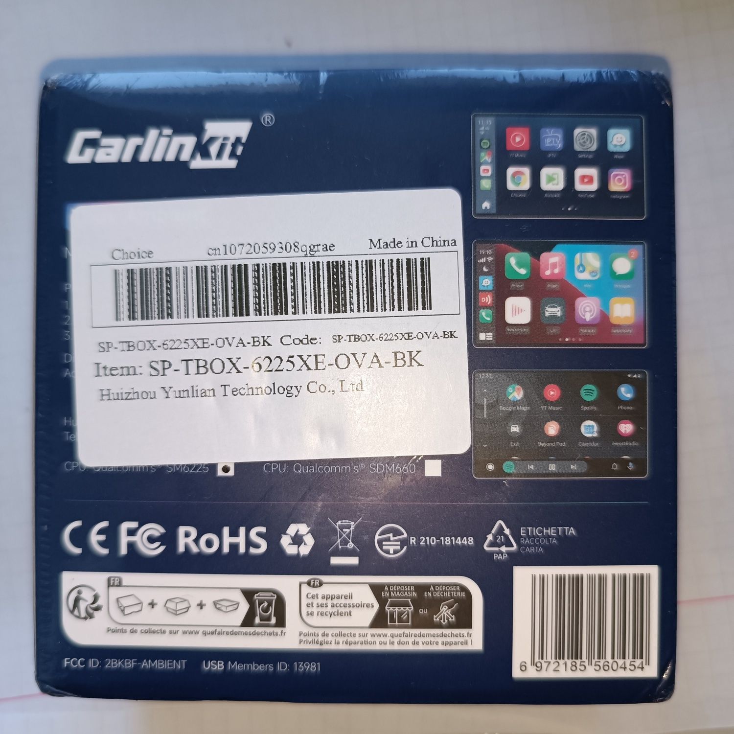 Carlinkit Tbox-Ambient  8/128 AI Box